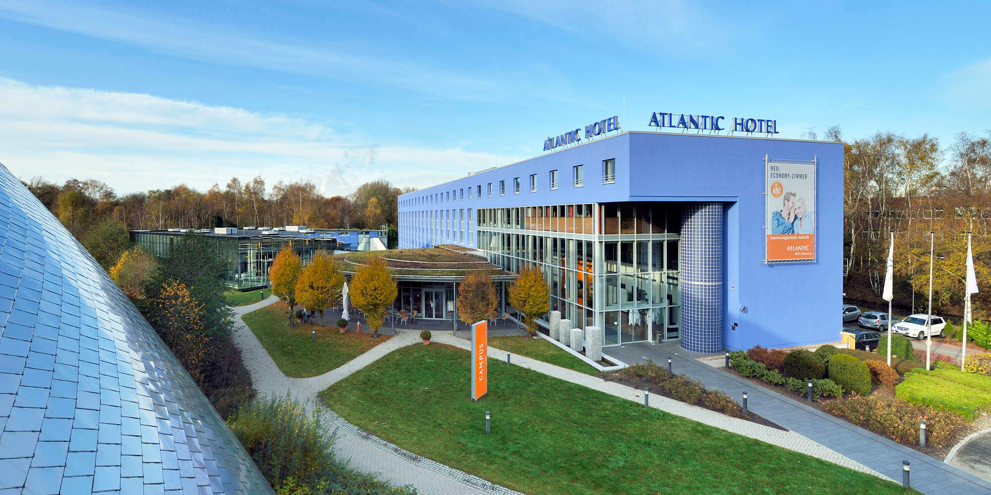 Atlantic Hotel neben Universum, Bremen