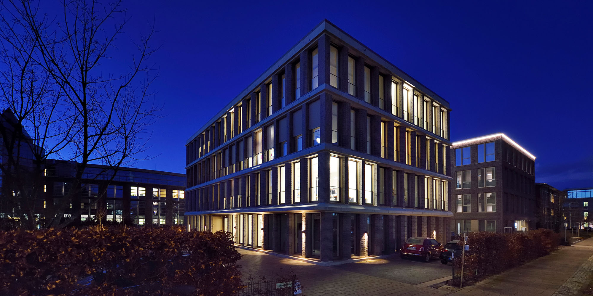 Büroneubau: Variable Fassaden- und Raumgestaltung